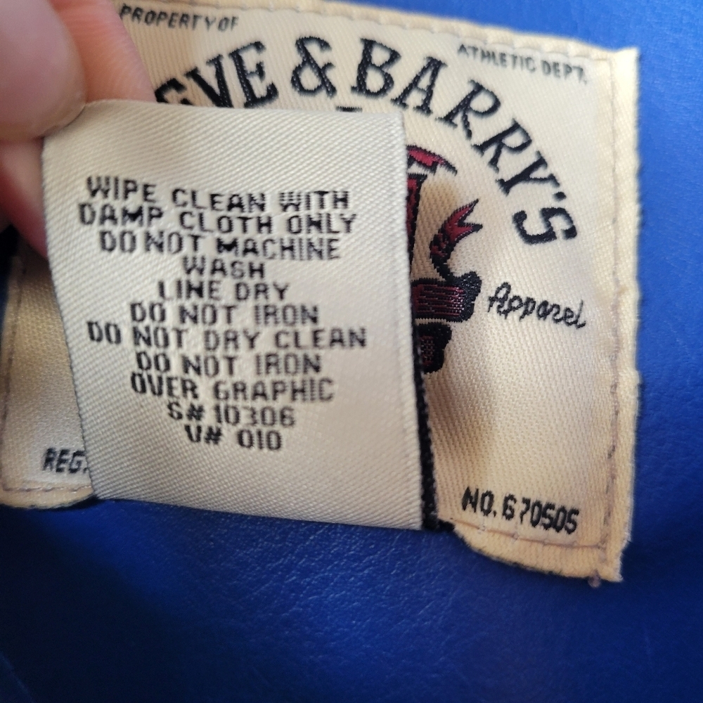 Vintage Steve & Barry’s Navy University Jacket Mens Exrta Large XL Lettermans - Picture 4 of 16